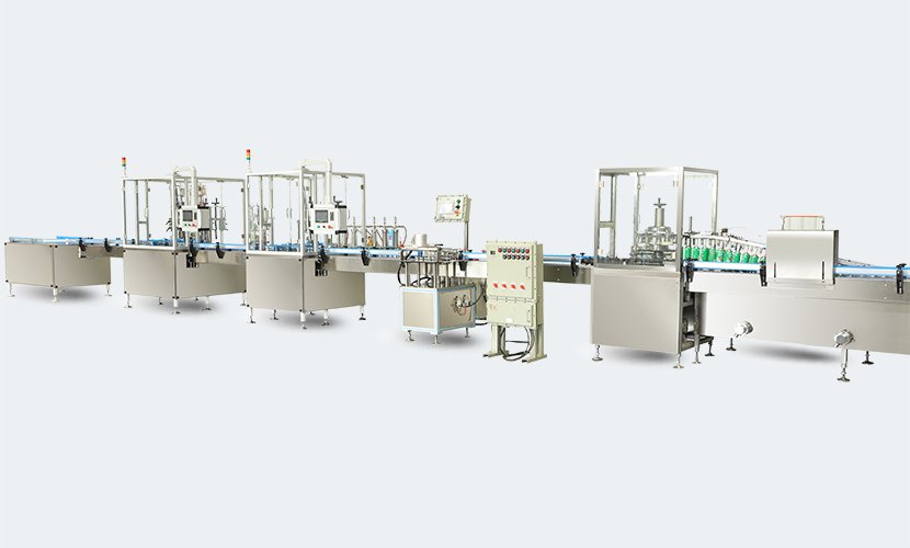full automatic aerosol filling machine